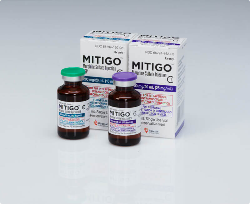 MITIGO™ Injectable Morphine | Piramal Critical Care